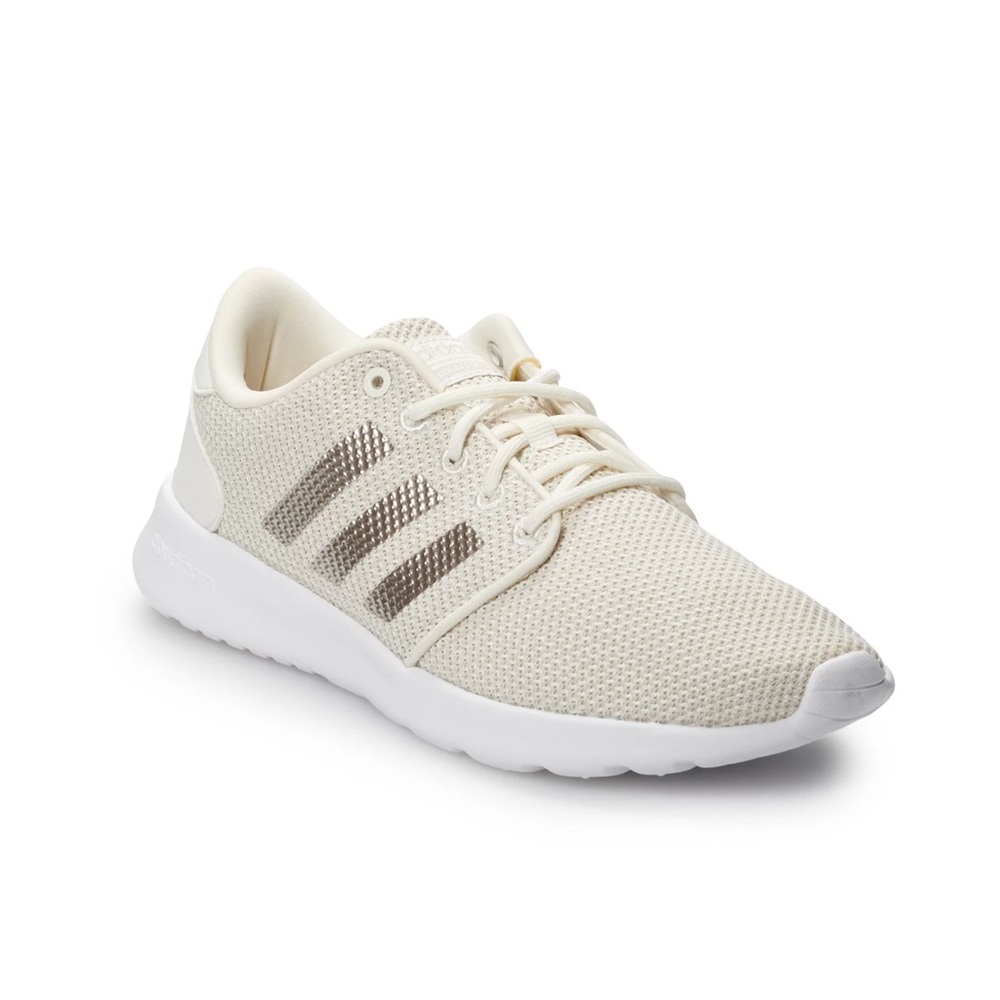 Adidas QT Racer Cloudfoam Running Shoes Beige